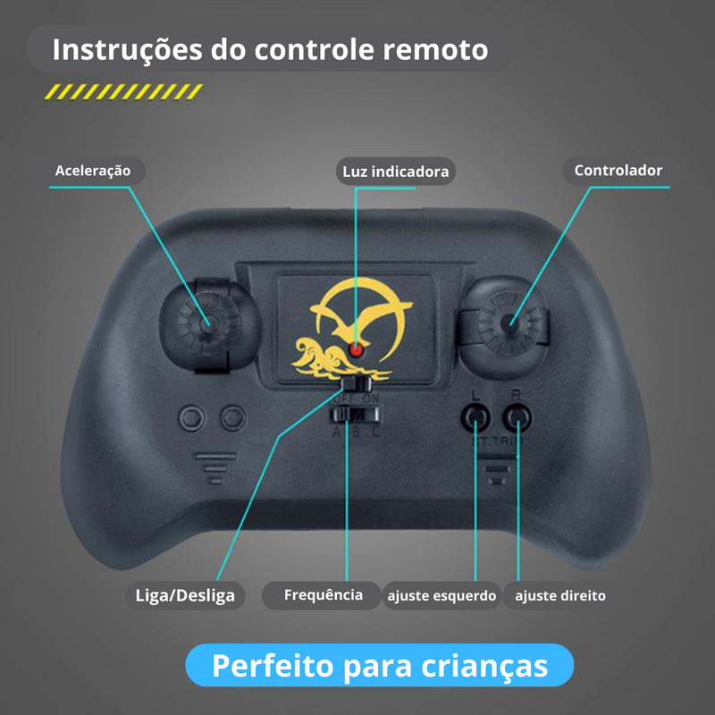 GRAVITY™ - Carrinho De Controle Remoto Anti-Gravidade - Promoção