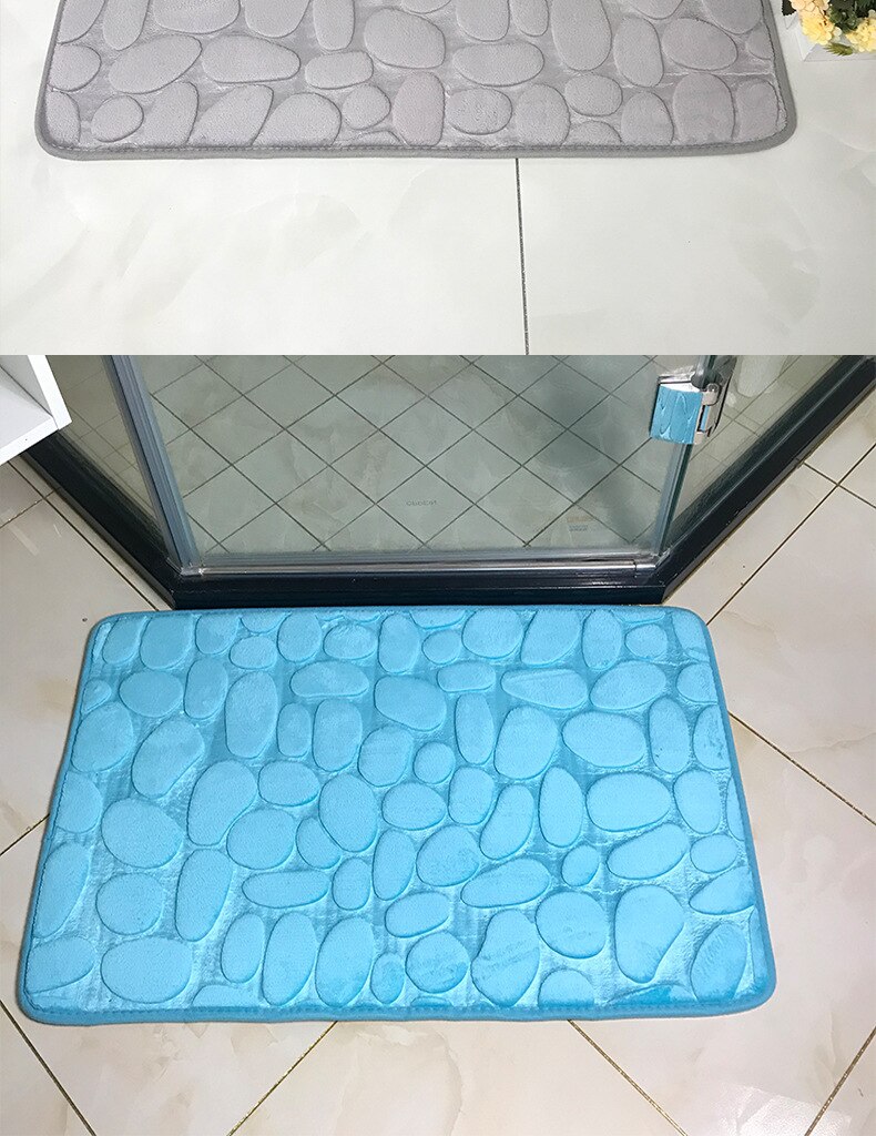 Tapete com super absorção e antiderrapante