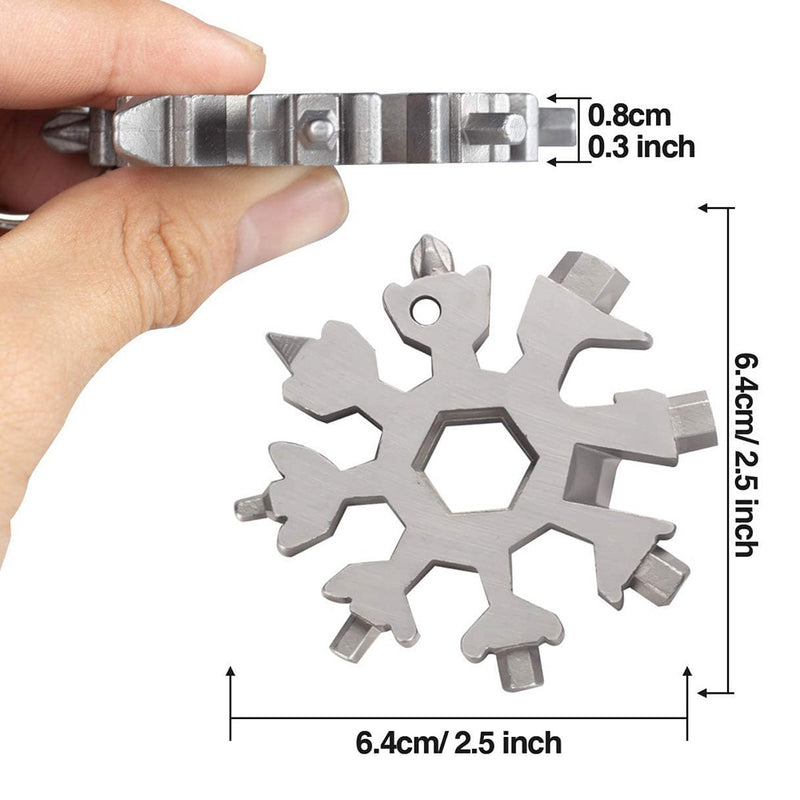 Chave  MULTITOOL™ 18 em 1 Feita a Mão em Aço Inoxidável