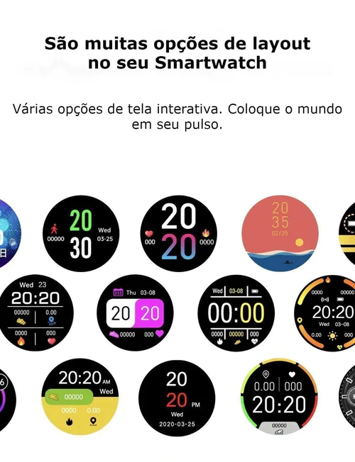 SmartWatch Lige Inteligente - FITNESS